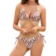thumbnail image 1 of Triangle Cup Tanga para Mujer Traje de baño de Dos Piezas Impresión de serpiente XL Impresión de serpiente XL Xishao ropa, 1 of 2