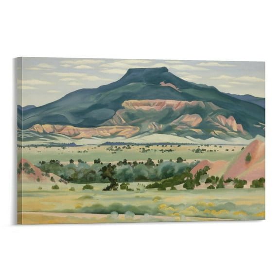 Georgia O'Keeffe Abstract Painter Artwork Painting On Canvas Wall Art Poster Scroll Picture Print Living Room Walls Decor Home Posters 08x12inch(20x30cm)