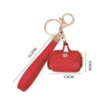 thumbnail image 2 of Mini Bag Keychain,Mini PU Leather Bag Keychain,Mini Key Chain Coin Purse,Mini Handbag Keychain,Mini Tote Bag Keychain,Handbag Backpack Decoration PINK, 2 of 8