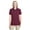 MAROON, variant on Jerzees Ladies' 6.5 oz. Premium 100% Ringspun Cotton Piqué Polo - 443WR