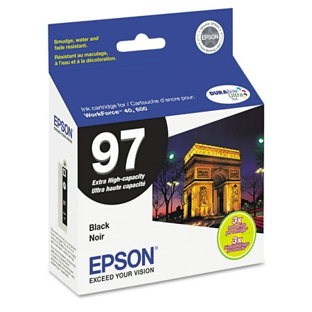 Epson T097120 (97) Extra High-Yield Ink, Black