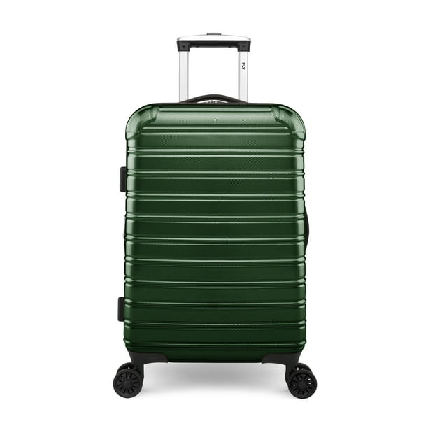 iFLY Hardside Fibertech Carryon Luggage, 20", Forest Green