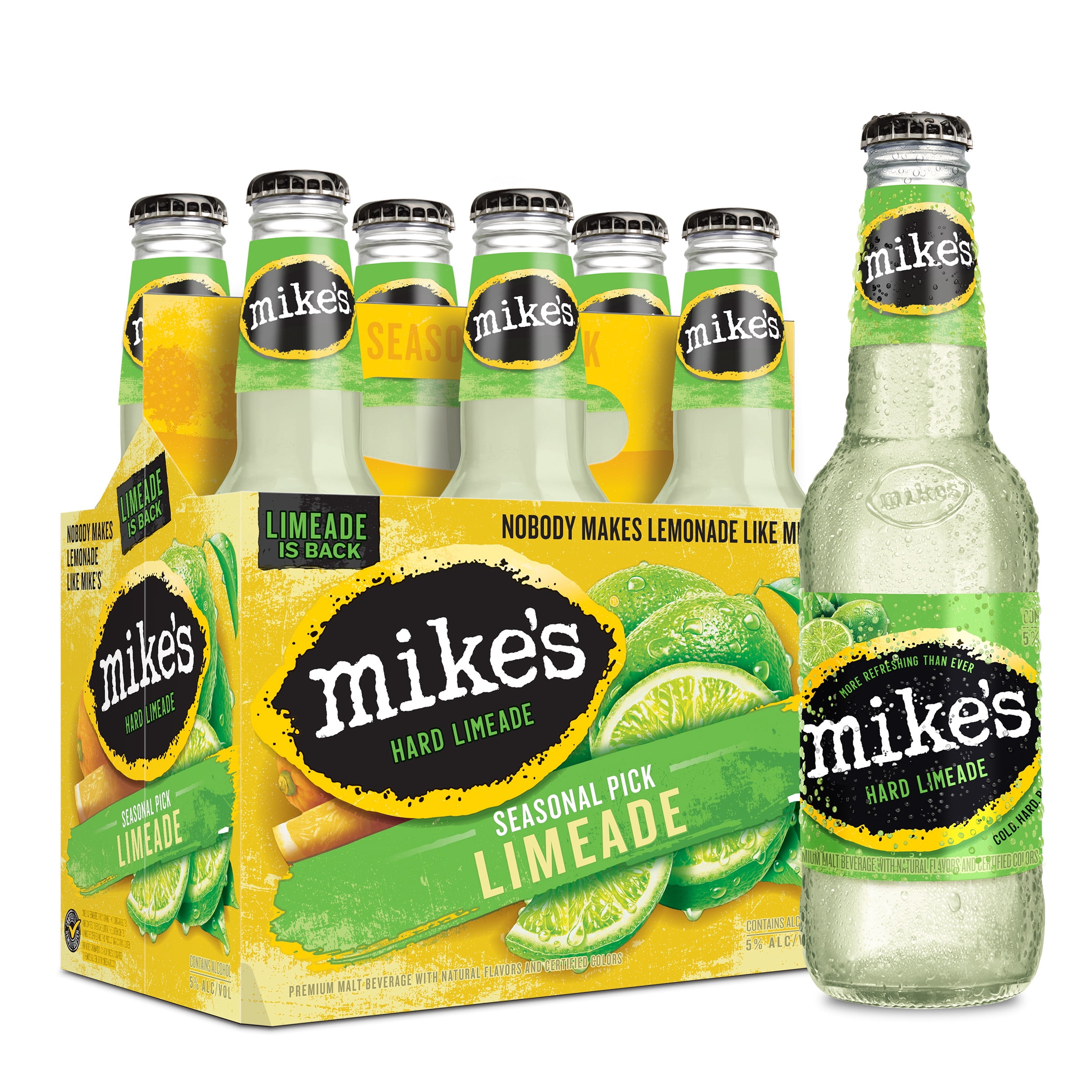 Mike's Hard Lemonade Seasonal Pick, 6 Pack, 11.2 fl oz Bottles, 5 ABV