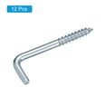 thumbnail image 3 of 40mm/1.57" Ceiling Hooks Cup Hook Fine Carbon Steel Screw-in Hanger for Indoor and Outdoor Use 12pack, 3 of 6