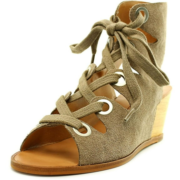 Dolce Vita Lei Women Open Toe Suede Wedge Sandal