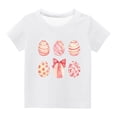 thumbnail image 2 of Rciityk Easter T Shirts for Kids Toddler Boys Girls Cute Eggs Print Short Sleeve Tshirt Summer Crew Neck T-Shirt Top for Boys, 9 Year, 2 of 4
