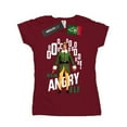 thumbnail image 1 of Elf Womens Angry Elf Cotton T-Shirt, 1 of 5