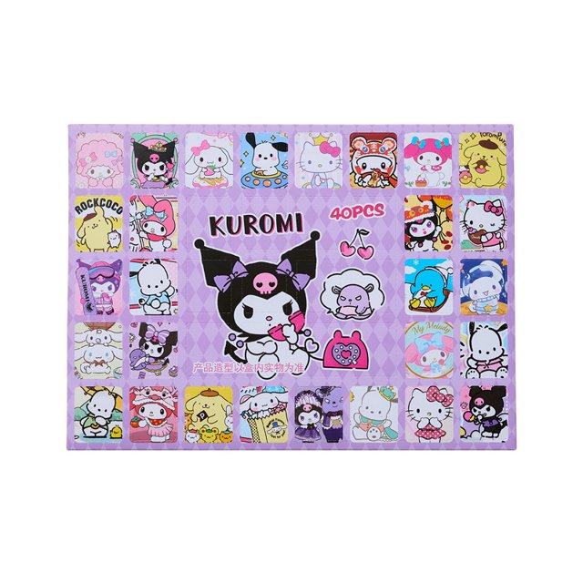 Calendario de adviento navideño de Hello Kitty, caja sorpresa, accesorios de Sanrio, figuras de anime de Cinnamoroll, Kuromi, My Melody, regalo de Navidad, juguete para niños