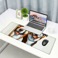 thumbnail image 6 of nygtbtfer Farm Animals Print Large Gaming Mouse Pad,Large Non-Slip Rubber Base Mousepad for Game, Work, Home,Office,Desk Pad with Stitched Edges  31.5x11.8 in, 6 of 6