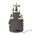 thumbnail image 6 of FG Square Santa Hill Town Train Mountain Animated with LED Lights Christmas Village 10" x 10" x 17.5", 6 of 6
