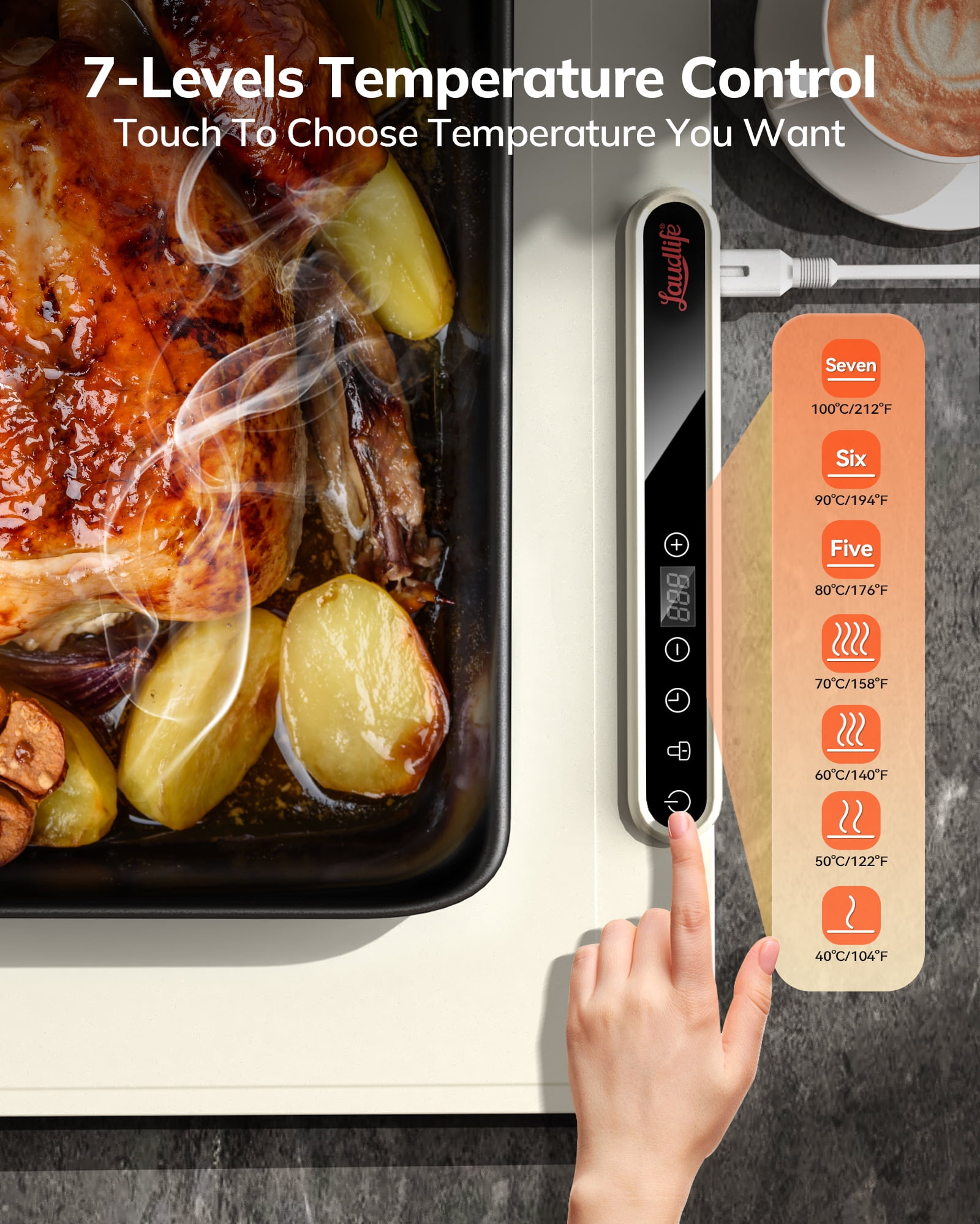 BW601 Electric Food Warming Tray for Large Parties, Catering