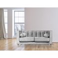 thumbnail image 2 of Sofá Love Seat Poole Sofamatch Tela Quantum patas Natural gris, 2 of 5