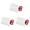Red,3 Pack, variant on Magik 3 Pack Rolling Tube Toothpaste Squeezer Easy Dispenser Seat Holder Stand