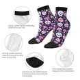 thumbnail image 5 of Pofeuu cute Skull rainbow mushroom Print 30cm Socks, Adult Running Hiking Socks for Youth and Adult, 5 of 7