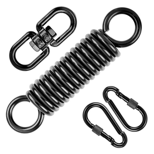 Muelle Oscilante para Silla Colgante, con 2 una PresióN y Gancho Giratorio de 360 , Capacidad de Carga de 250 Kg para Silla Colgante, Hamaca, Yoga, Etc.