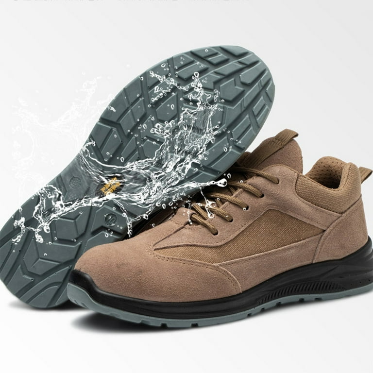 靴 mamioARTESANOS 39[24.5] XIMIN Steel Toe Shoes for Men Women Safety Work Sneakers