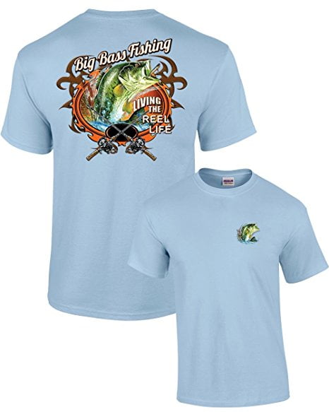 Big Bass Fishing T-shirt Fisherman Outdoors Fish Boating Sporting Sport - Picture 31 of 74