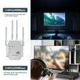 thumbnail image 3 of 1200Mbps Dual-Band 2.4/5G 4 Antenna Wifi Repeater Router Wi-Fi Range Extend, 3 of 8