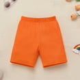 thumbnail image 6 of FYMNSI Toddler Boy Shorts and Polo Shirts Set Back to School Clothes Summer 2-Piece Outfit for Kids 2-3T Orange, 6 of 8