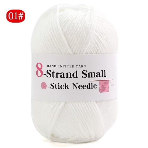 8-ply knitting yarn, cotton scarf yarn, hand-knitted medium-thick DIY yarn ball for scarves, hats, and couples.