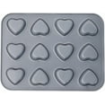 thumbnail image 4 of Fox Run 4493 Mini Heart Muffin Pan, 12-Cup, Preferred Non-Stick, 4 of 5