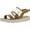 Beige, variant on FALLON-02 Womens Open Toe Cushioned Strappy Low Platform Sandals, Black, 7