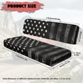thumbnail image 7 of FKELYI Black American Flag Print UTV Seat Covers Compatible with Polaris Ranger XP 1000 2017-2023 Dustproof ATV Bench Cover Backrest Protector UTV Interior Decor, 7 of 7