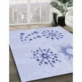thumbnail image 3 of Ahgly Company Tapis d'Intérieur Lavable en Machine Carré Lavande Bleu, 6 Pieds Carré, 3 of 7