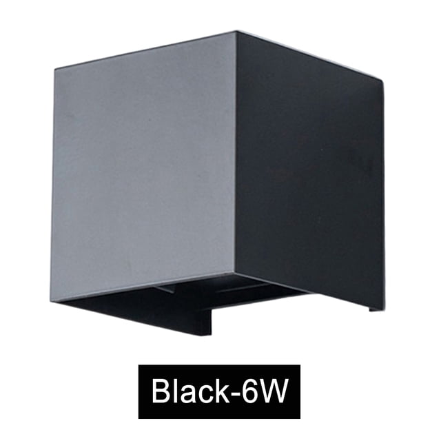 Lámpara De Pared Led Aplique LED para Pasillo de Villa (Inducción de cuerpo humano de luz neutra negra 6W) Tmvgtek Para estrenar