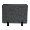 thumbnail image 4 of 4Pcs Desk Divider for Office, 21*16in Desk Privacy Panel Office Partition Standing with 8 Clamps for Office Counter Indoor, Dark Grey, 4 of 25