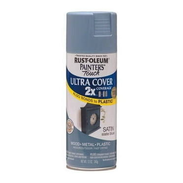 Rust-Oleum 249066 Painters Touch 2X Ultra Cover Paint   Primer Slate Blue Satin Spray