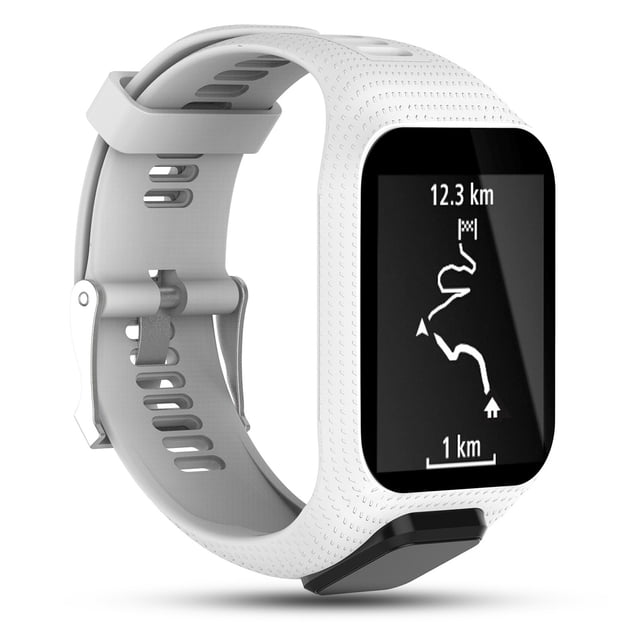 Pulsera de silicona deportiva de color sólido a prueba de sudor con ajuste cómodo y amplia compatibilidad compatible con Smartwatch