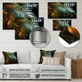 thumbnail image 4 of Designart "Tropical Paradise Beach Photo I" Floral Metal Art Living Room, 4 of 5
