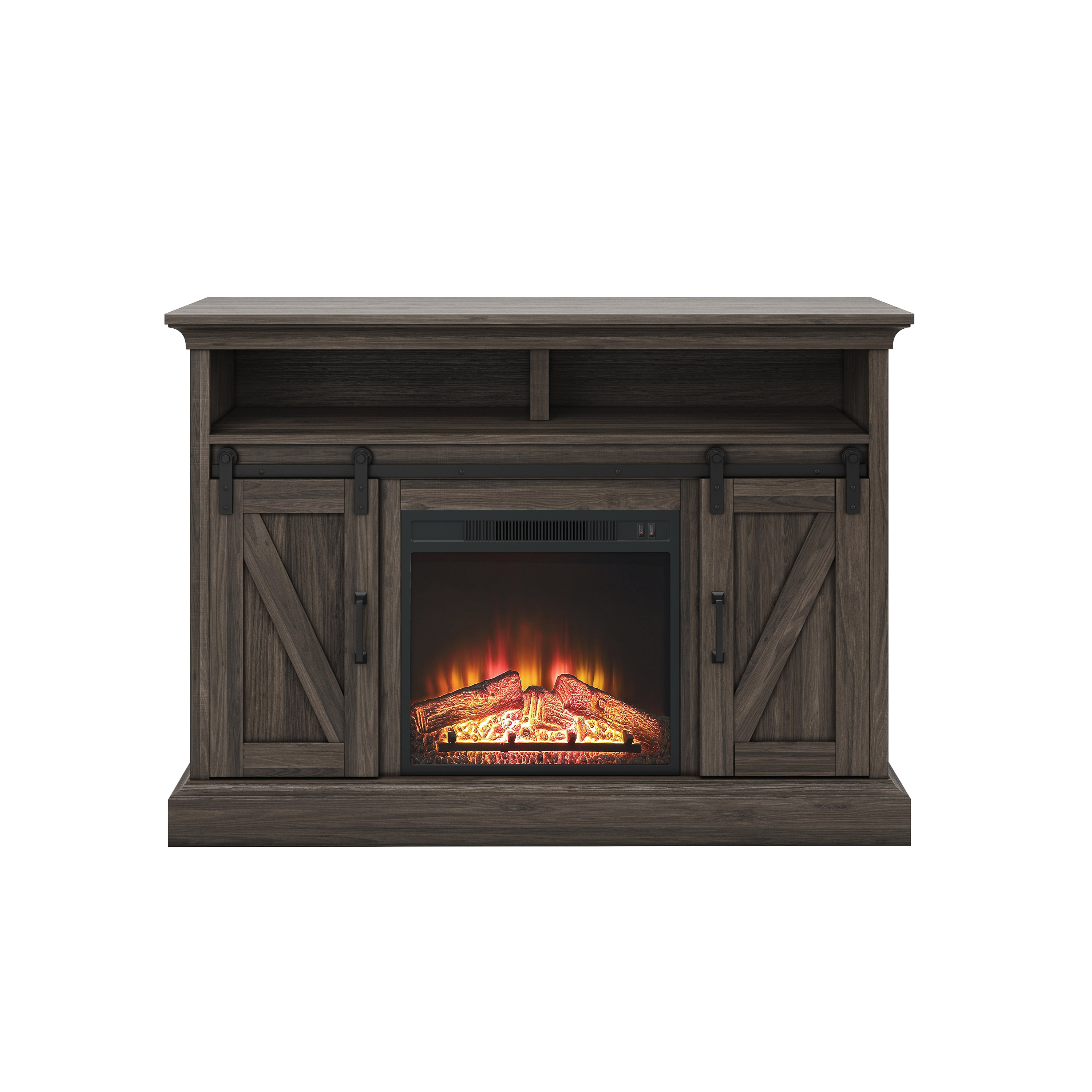 Whalen Allston Barn Door Fireplace TV Stand for TVs Up to 58" - image 4 of 8