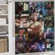 thumbnail image 4 of Juego de 4 cortinas de ducha de Harley Quinn con alfombrillas antideslizantes, tapa de inodoro y alfombrilla de baño, cortina de ducha impermeable con decoración de dibujos animados para baño con 12, 4 of 8