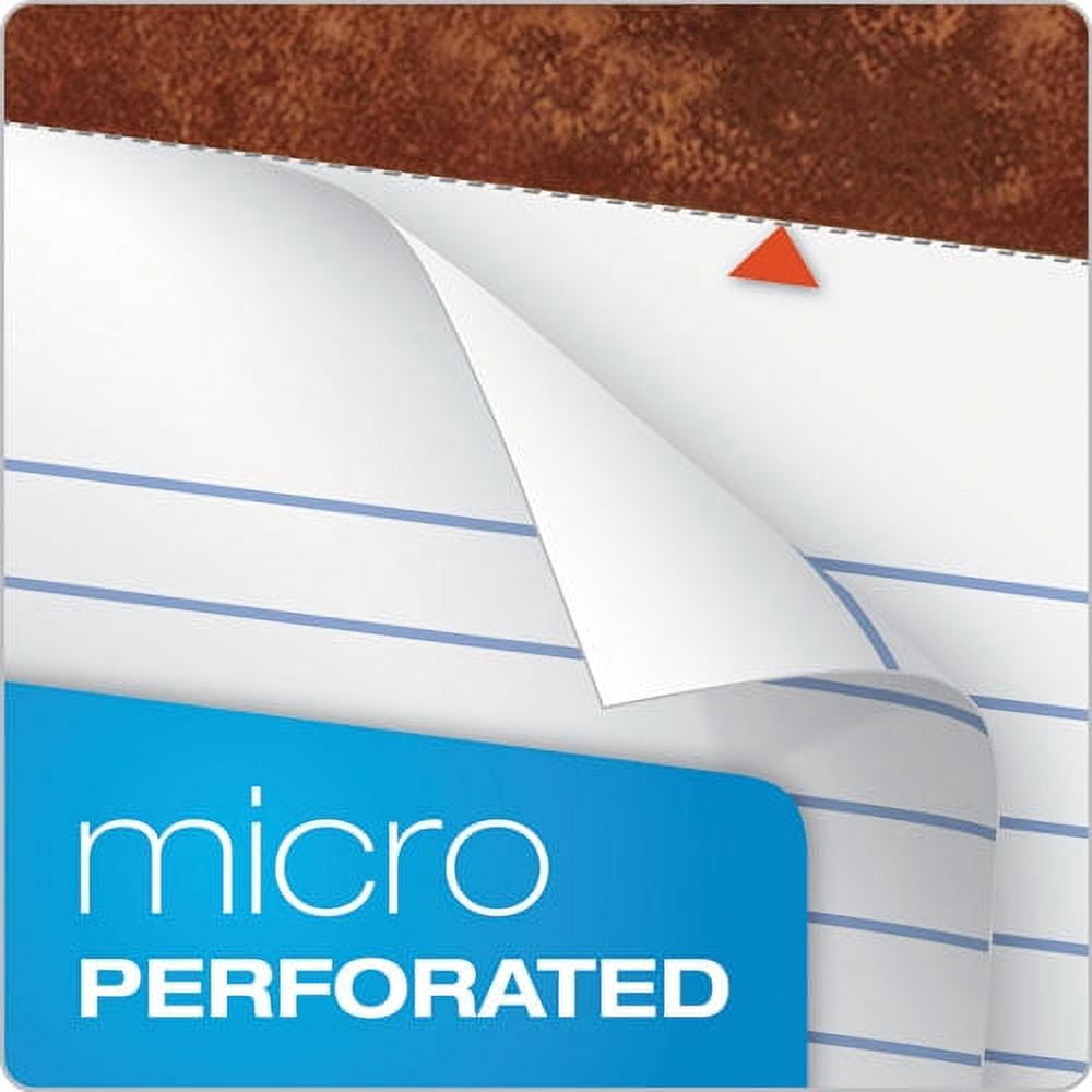 "The Legal Pad" Ruled Perforated Pads, Wide/legal Rule, 50 White 8.5 X 11.75 Sheets | Bundle of 5 Pads