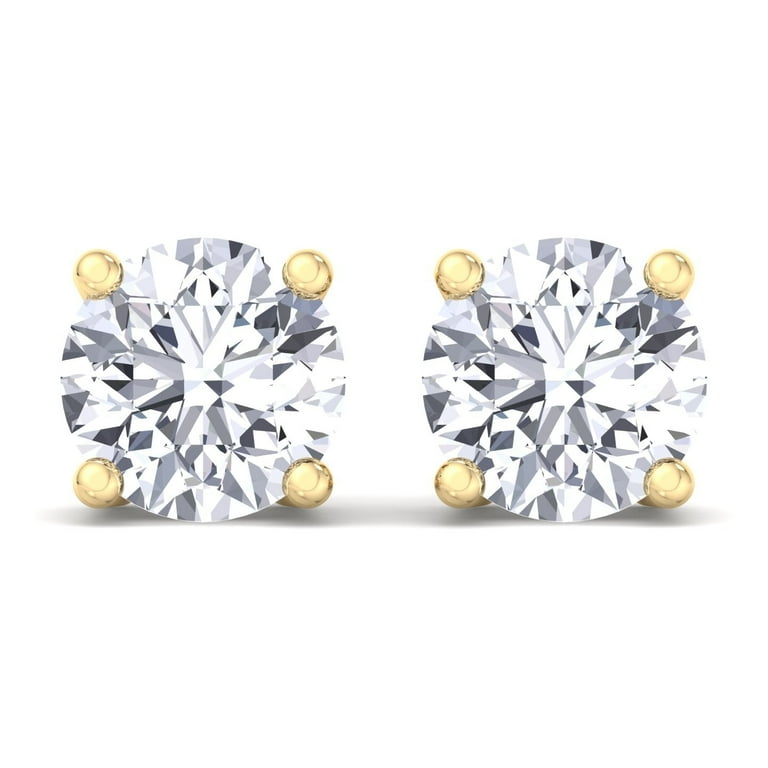 Stud Earrings Jared Diamond Store Jared Carat Round Cut Classic