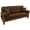 Chocolate, variant on Blazing Needles Solid Microsuede Double Corded 8 to 9-inch Full Futon Cover Set with Four Throw Pillows (Set of 5)-Color:Chocolate