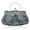 Gray, variant on Floral Beaded Clutch: Handmade Evening Bag with Magnetic Snap & Strap for Women’s Events (Champagne)