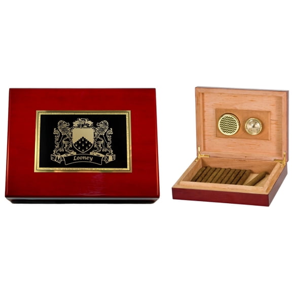 Looney Irish Coat of Arms Humidor