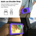 thumbnail image 2 of Samsung Galaxy Tab A7 Lite Case 8.7" with Shoulder Strap, Dteck Heavy Duty Shockproof Case with 360 Rotating Hand Grip Stand for Galaxy Tab A7 Lite 2021 SM-T220/T225/T227,Purple, 2 of 8