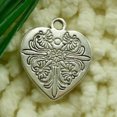 thumbnail image 5 of HOOUN 90 Pcs Tibetan Silver Flower Heart Charms 25X21MM S2600 DIY Jewelry Making, 5 of 5