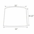 thumbnail image 3 of Aspen Creative Corporation 12'' Fabric Empire Lamp Shade, 3 of 4