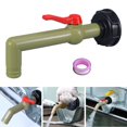 thumbnail image 3 of Adaptador de tanque IBC Galón Conector de tanque de agua Rosca gruesa rápida para de tanque IBC DN20 Yotijar Válvula de barril de tonelada, 3 of 8