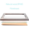 thumbnail image 2 of Rustic Wooden Poster Picture Frame 12x16 - Natural Solid Eco Distressed Wood for Wall Mounting Photo Frame - Brown Wenge, 2 of 7