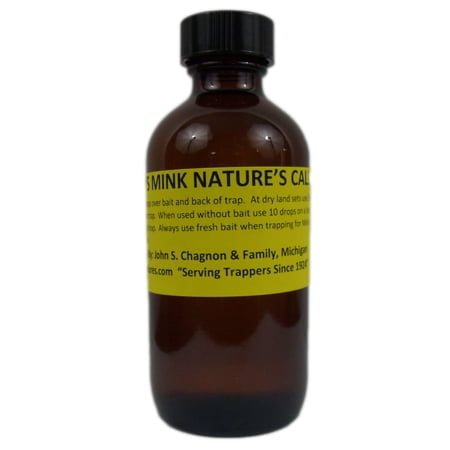 Lenon s Mink Nature Call Mink Lure / Scent 4 oz. Bottle