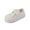 White, variant on Little Girls Sneakers Canvas Low Top Casual Shoes Kids Soft Sole Athletic Footwear