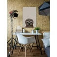 thumbnail image 5 of MARMONT HILL  - Handmade Cheerful Sloth III Print on Wrapped Canvas 16 x 24, 5 of 5