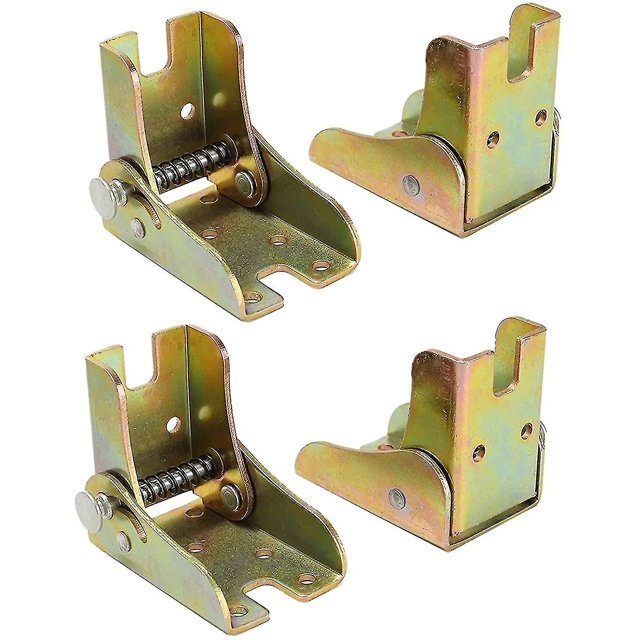 Bisagra plegable de 90 grados Bisagras de soporte ocultas Bisagra de mesa Accesorios para muebles Fácil de instalar Extensión de muebles con bloqueo para cama, mesa, c