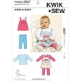 thumbnail image 1 of Kwik Sew K3607 Jumper Sewing Pattern, Top and Leggings, 1 of 4